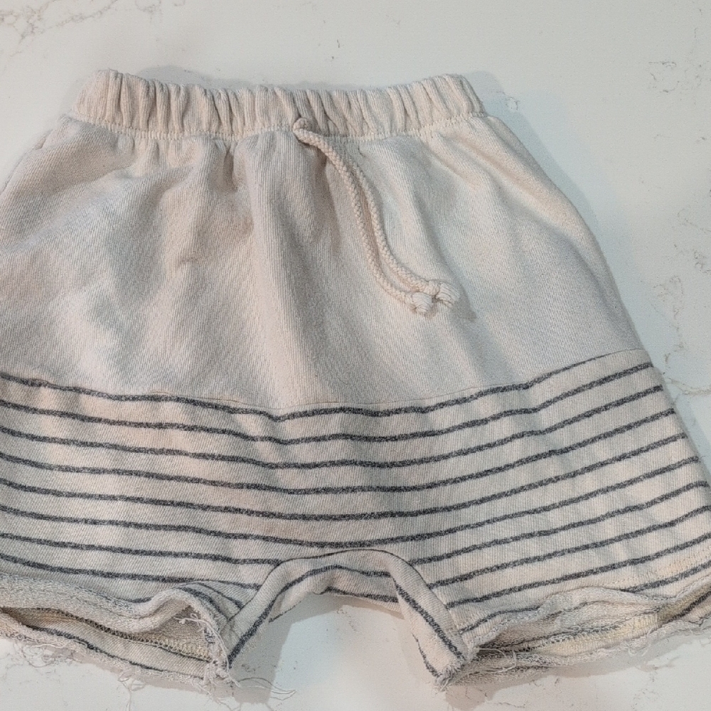 Striped Knit Shorts